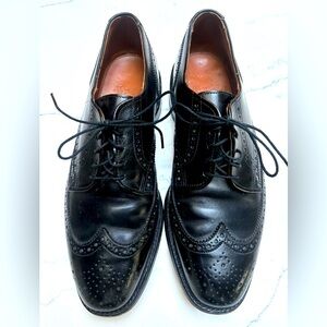 Allen Edmonds Black Ashland Wing Tip Dress Shoes 8.5